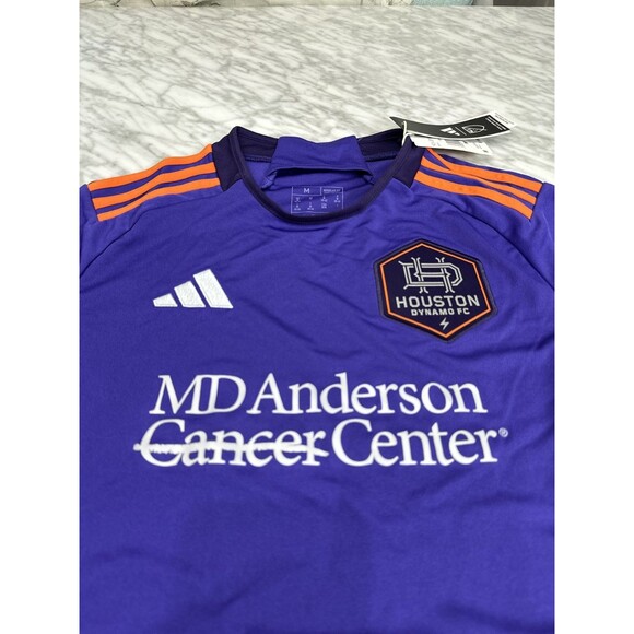 Adidas MLS Houston Dynamo FC Soccer Football Jersey Purple Women's Medium IP6025 - Picture 7 of 9